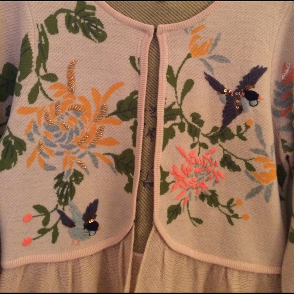 Anthropologie beautiful bird sweater - Picture 4 of 4